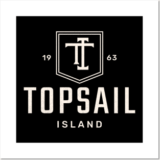 Topsail Island, North Carolina Monogram Posters and Art